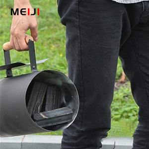 Barre <span class=keywords><strong>en</strong></span> carbone de Camping <span class=keywords><strong>en</strong></span> plein air, jouet de forme ronde, barbecue Portable, démarreur noir, cheminée - Product Image 5
