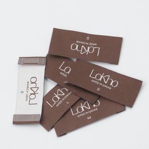맞춤형 사이즈 직조 폴리에스터 의류 라벨 (롤 옵션 포함) 유니폼 및 보안 의류용 - Product Image 1
