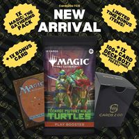 Paquete de 10 Cajas al por Mayor de Magic: The Gathering |   Tarjetas Coleccionables del Juego Teenage Mutants Ninja Turtles Play Booster Collection