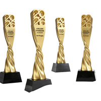 Trophée commémoratif et de récompense personnalisé haut de gamme pour événements annuels et galas 2026