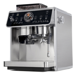 Anbolife - Cafetera Profesional Express de Doble Caldera con Pantalla Táctil de 2800 W, Cafetera Digital de 20 Bares con Molinillo - Product Image 3
