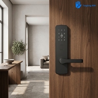 Serrure intelligente numérique pratique TT Lock, double couleur, déverrouillage par mot de passe et carte, pour hôtel et appartement