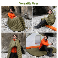 Couette en duvet ultralégère RDS en duvet de canard avec nylon 20D résistant à l'eau, toutes saisons, pour le camping et les activités de plein air, vente en gros OEM