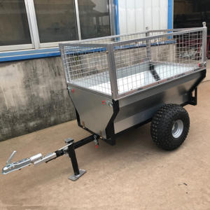 <span class=keywords><strong>Remolque</strong></span> remolcable cuádruple ATV galvanizado con caja de descarga de 500kg para remolques de motocicleta y ATV - Product Image 2