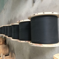 CABLE de fibra óptica de 1 núcleo, 1km, 2km, 3km, tambor de madera contrachapada, CABLE de caída FTTH de modo único para interiores