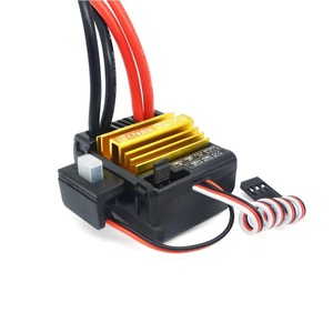 ESC RC étanche 80A en métal brossé Surpass Hobby pour moteur 5 fentes, voiture RC 1/10, camion, monster TRX4, <span class=keywords><strong>Tamiya</strong></span> SCX10, <span class=keywords><strong>crawler</strong></span> - Product Image 1
