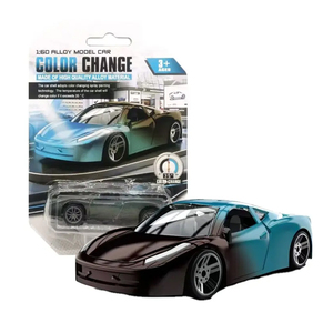 รถของเล่นอัลลอยด์ขนาด 1:60 แบบเสียดสี สำหรับเด็ก รถแบบหล่อขึ้นรูป ของสะสม รถโมเดล ของเล่นรถแข่งเปลี่ยนสีได้ - Product Image 3