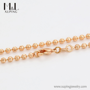 Collar <span class=keywords><strong>de</strong></span> <span class=keywords><strong>cadena</strong></span> elíptica <span class=keywords><strong>de</strong></span> <span class=keywords><strong>oro</strong></span> <span class=keywords><strong>de</strong></span> 18K para mujer, joyería <span class=keywords><strong>de</strong></span> cuello, 18K, tienda ML, XUPING, ML82501 - Product Image 5