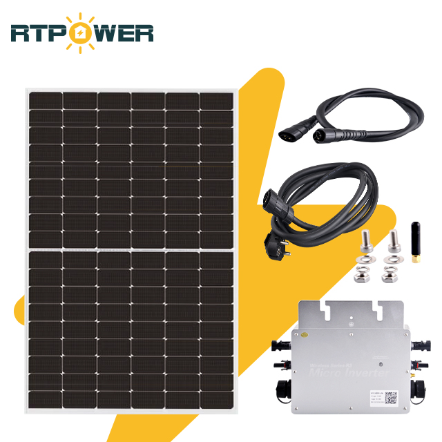 EU Stock Growatt Onduleur полный панно solaire балкон мини солнечной системы солнечных батарей инвертор осветительной аппаратуры мощностью 300 Вт балкон солнечной системы Onduleur