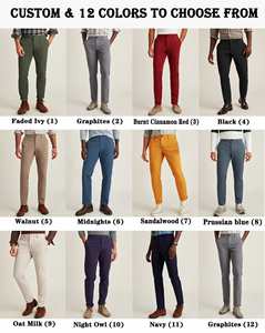 <span class=keywords><strong>Pantalones</strong></span> <span class=keywords><strong>de</strong></span> <span class=keywords><strong>pana</strong></span> <span class=keywords><strong>baratos</strong></span> personalizados para <span class=keywords><strong>hombre</strong></span>, pantalón largo y holgado Regular, con cremallera, color marrón, <span class=keywords><strong>pana</strong></span>, Chinos - Product Image 6
