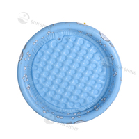 Piscine gonflable portable Sunshine New Outdoor Sprinkle Splash Play Pool, éco-responsable, en PVC, fond à bulles, pour enfants, épaisseur 0,23 mm