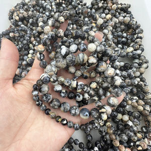 באיכות גבוהה 10 מ "מ אבן טבעית ירוק מלכיט חרוז ריפוי קריסטל אבן חן מתיחה משובצת תכשיטים עם המחיר הטוב ביותר - Product Image 2