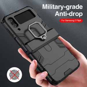 <span class=keywords><strong>Coque</strong></span> de charnière antichoc robuste pour Samsung <span class=keywords><strong>Galaxy</strong></span> ZFlip 4 Z Flip 4 Flip4 ZFlip4 5G support magnétique de voiture - Product Image 2