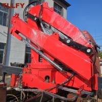 Grues de levage de flèche montées par camion de grue d'articulation hydraulique de Tllfy pour 6.3t 6.3ton 6300kg