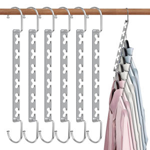 Organisateur de placard CF, <span class=keywords><strong>cintre</strong></span> pour placard, économiseur d'espace, organisateurs de placard, rangement, économie d'espace, cintres en métal robustes pour vêtements - Product Image 1