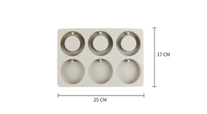 सिलिकॉन फूल अरोमाथेरेपी मोल्ड मोमबत्ती के लिए छह राउंड डिय मोम शीट, लक्जरी घर सजावट और केक उपकरण बनाने के लिए - Product Image 3
