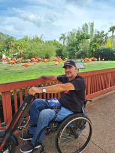 MT04 16 "800W accessoire pour <span class=keywords><strong>fauteuil</strong></span> <span class=keywords><strong>roulant</strong></span> VTT route accidentée <span class=keywords><strong>fauteuil</strong></span> <span class=keywords><strong>roulant</strong></span> vélo tracteur électrique vélo à main électrique - Product Image 2