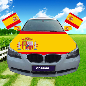 Bandera <span class=keywords><strong>de</strong></span> Coche Personalizable <span class=keywords><strong>de</strong></span> Poliéster <span class=keywords><strong>de</strong></span> Doble Cara con Diseño <span class=keywords><strong>de</strong></span> <span class=keywords><strong>España</strong></span>, 30x45cm, Impresión Digital, Duradera y Ecológica, Marca Masterpiece - Product Image 2