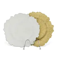 Round Acrylic Plastic Reef Charger Plates