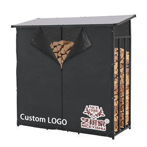 Metallo <span class=keywords><strong>fai</strong></span> <span class=keywords><strong>da</strong></span> <span class=keywords><strong>te</strong></span> acciaio impermeabile legna <span class=keywords><strong>da</strong></span> ardere Rack Firwood Log supporto per il legno per il legno per il camino set & accessori - Product Image 1