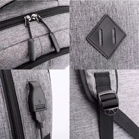 Sac à dos d'étudiant unisexe de grande capacité avec fermeture éclair de voyage décontractée et logo personnalisé sac à dos d'extérieur de haute qualité pour ordinateur portable
