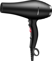 Sèche-cheveux électrique professionnel haute puissance 1800W avec moteur DC, pliable, avec embout concentrateur, pour salon, maison, hôtel