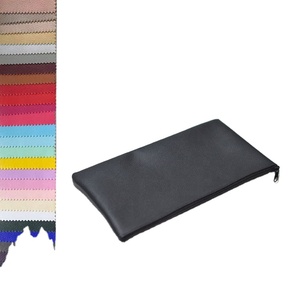 Pochette à bijoux en cuir PU noir haut de gamme, sac d'emballage personnalisé avec fermeture éclair et logo - Product Image 4