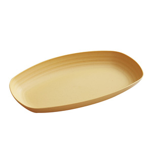 Plastic Rectangular <b>Serving</b> <b>Trays</b> Solid Color <b>Large</b> Capacity For Fish Vegetable Salad Dessert Plates Household Use - Product Image 5