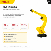 Robot industriel FANUC M-710iD/70 70 kg 2104 mm 6 axes pour la manutention des matériaux, la soudure par points et l'automatisation