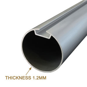 Profilé en aluminium 6063, tube de rideau, tube en aluminium de 38 mm pour composants de stores enrouleurs, <span class=keywords><strong>cassette</strong></span> de stores enrouleurs, vente en gros - Product Image 6