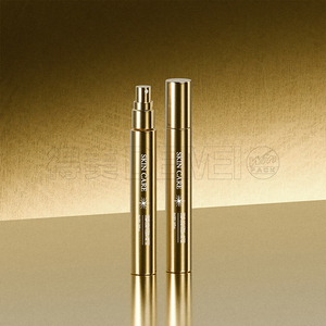 Chai xịt nước hoa thủy tinh đen vàng 10ml, chai mẫu mini, nắp vặn, bơm, có thể nạp lại, kích thước 30ml 50ml, in lụa - Product Image 3