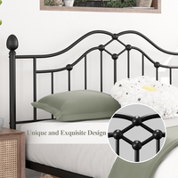 Cadre de lit en acier au design métallique moderne et élégant Vista avec rangements, couleur personnalisable et écologique pour dortoir et appartement