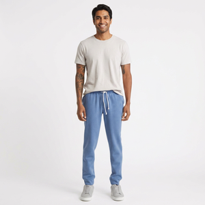 Prix de gros Vêtements pour hommes Joggers et pantalons de survêtement Coupe ajustée Logo personnalisé OEM 100% Coton Cordon de serrage Taille élastique Pantalons pour hommes 2026 - Product Image 1