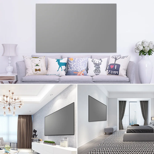 84 120 150 Inch Gấp Xách Tay 4K HD Vải Alr <span class=keywords><strong>Elite</strong></span> Có Thể Thu Vào Màn Hình Máy Chiếu Cho Rạp Chiếu Phim Movie Video Ngoài Trời - Product Image 5
