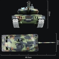 HengLong 3889-1 Pro 1:16 Alman Leopard 2A6 V7.0 Geliştirilmiş BB Airsoft Kızılötesi I/R Uzaktan Kumandalı Askeri Rc Tank Kamyon Oyuncakları