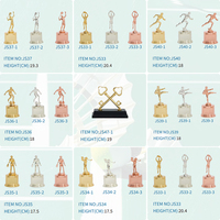 Trofeo de recuerdo del Premio conmemorativo de diseño creativo Trofeo de música y baile personalizado Premios de diosa Trofeo de metal