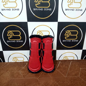 Botas Ecuestres BRAND ZONE de Cuero Patentado para Caballos, Botas Protectoras para Tendones con Neopreno de 8MM y Piel Sintética, Duraderas y Cómodas - Product Image 1