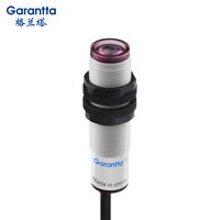 Capteur photoélectrique traversant fileté M18 Garantta en stock pour machine à tisser textile