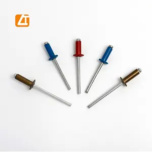 Good Quality Blind Rivet Domed Head Painted Blind Rivets Aluminium And Steel Pop Rivets Color Head Painted Rivet China Supplier