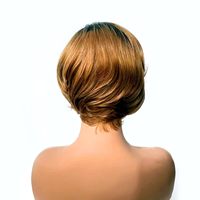 Perruque Bob Courte Droite Transparente en Dentelle Frontale, Cheveux Humains, Sans Colle, Pré-Pluckée, Densité 200%, Pour Femmes Noires