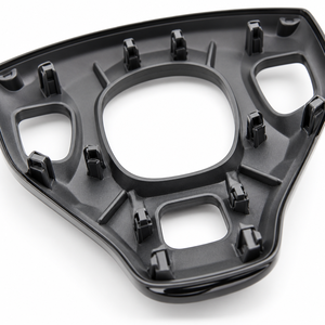 Copertura per Telaio del Volante Auto, Decorazione Interna in Fibra di Carbonio Nero Lucido per Chevrolet Silverado Tahoe Suburban - Product Image 2