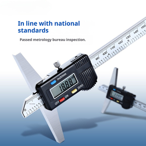 <span class=keywords><strong>Calibrador</strong></span> <span class=keywords><strong>Vernier</strong></span> Digital de Alta Precisión con Pantalla Digital, 0-200-300mm, Gancho Simple/Doble - Product Image 4
