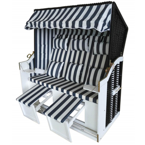 2024ชุดสวนชายหาดหรูหราดีไซน์ทันสมัยเก้าอี้อาบแดดหวายพร้อมหลังคาหวายและเฟอร์นิเจอร์กลางแจ้งที่มีหลังคา - Product Image 4