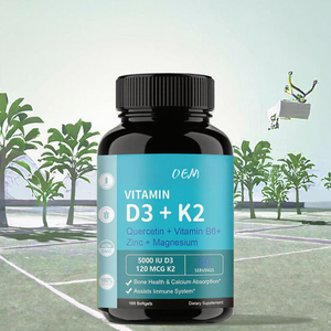 वयस्क हड्डी ताकत के लिए हर्बल कैल्शियम पूरक सॉफ्टजेल कैप्सूल विटामिन डी 3 k2 मैग्नीशियम - Product Image 3