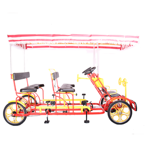 <span class=keywords><strong>Bicicleta</strong></span> Surrey de Cuatro Ruedas para Cuatro Personas, con Pedales, para Adultos, Ideal para Turismo en <span class=keywords><strong>Carretera</strong></span>, Precio Económico, Gran Venta - Product Image 5
