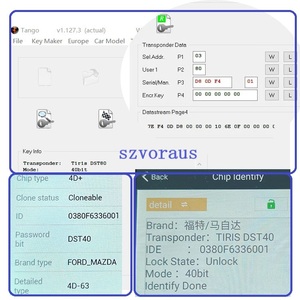 Chất lượng cao cho-D transponder <span class=keywords><strong>Key</strong></span> mà không có logo fo38r 4d63 (80 bit) Chip với "Sa" trên lưỡi xe phụ kiện chính - Product Image 3
