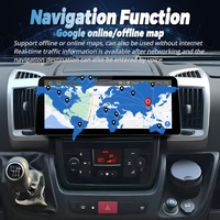 Écran Android 13 de 12,3 Pouces pour FIAT Ducato 2006-2017 GPS Radio Voiture Multimédia Lecteur Vidéo Carplay Stéréo Unité Principale de Navigation