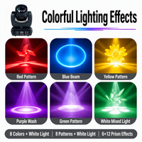 Projecteur de scène professionnel 100W à tête mobile avec contrôle sonore et rotation pour discothèques, salles de réception et événements
