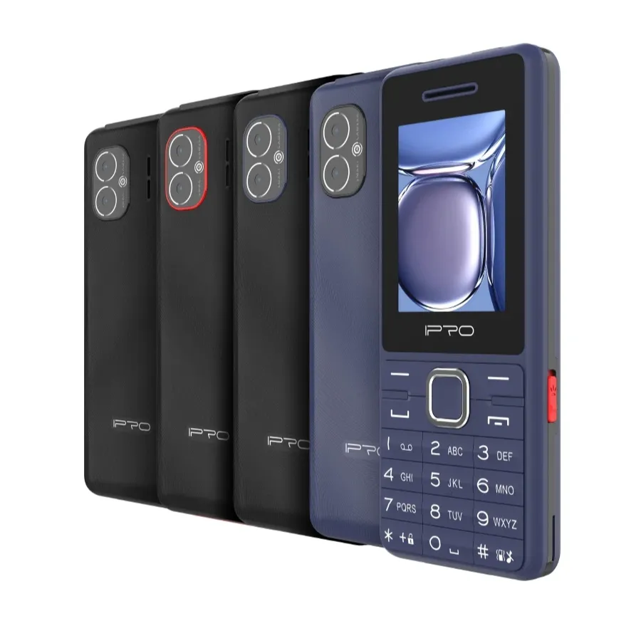 Prezzo basso promozione 1800mAh batteria cellulare con fotocamera da 2.4 pollici dual sim 2g feature phone