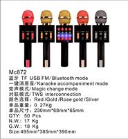 Microphone audio portable USB TikTok, microphone pour podcast, enregistrement musical, équipement de studio, microphone sans fil
